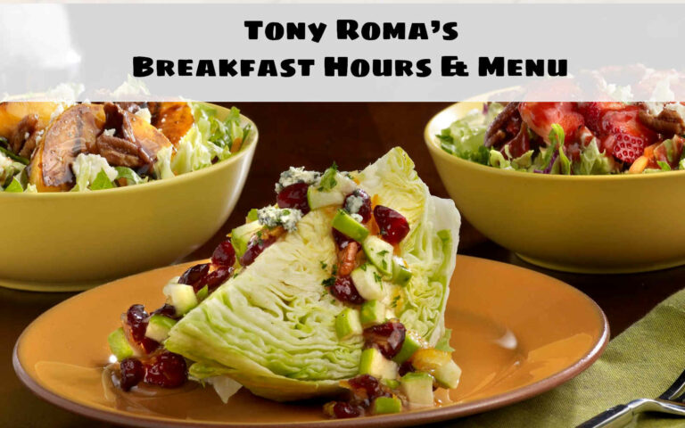 Tony Roma’s Breakfast Hours