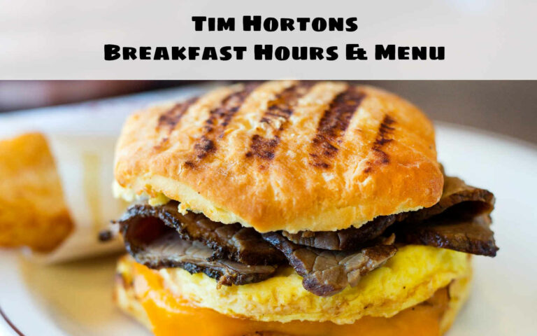 Tim Hortons Breakfast Hours